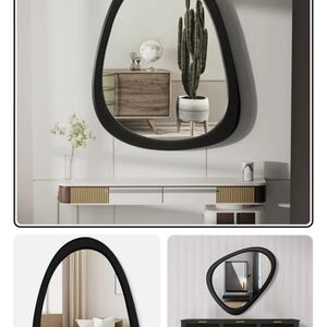 Modern Black Wall Mirror